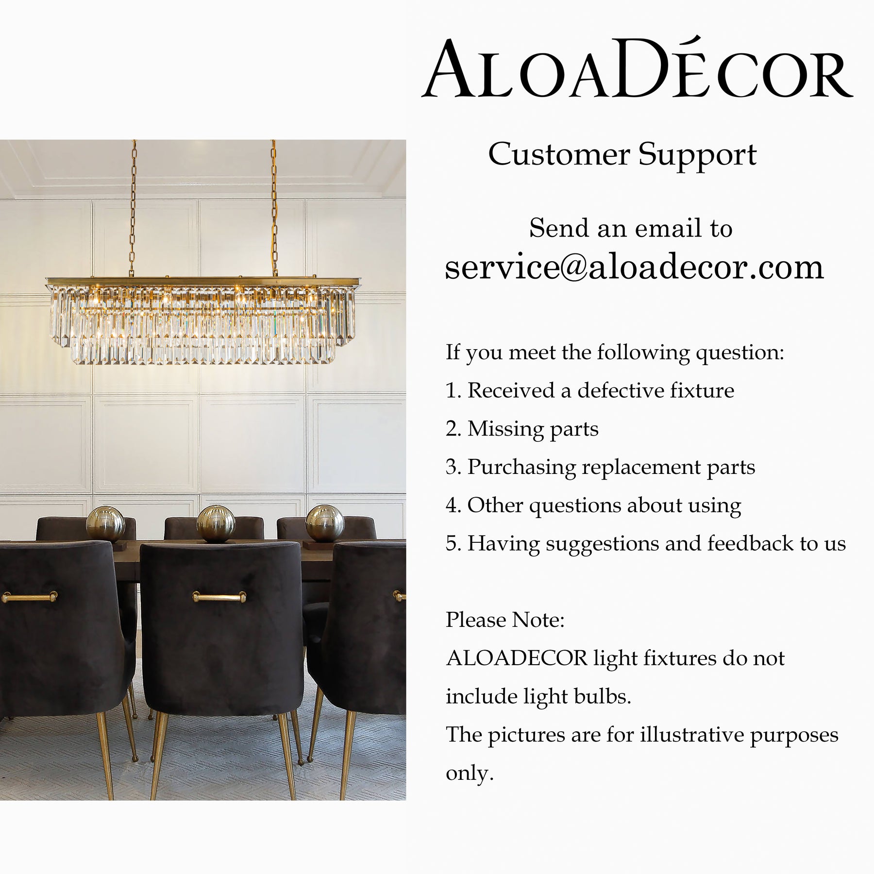 OPEN BOX-Contemporary Crystal Chandelier for Dining Room