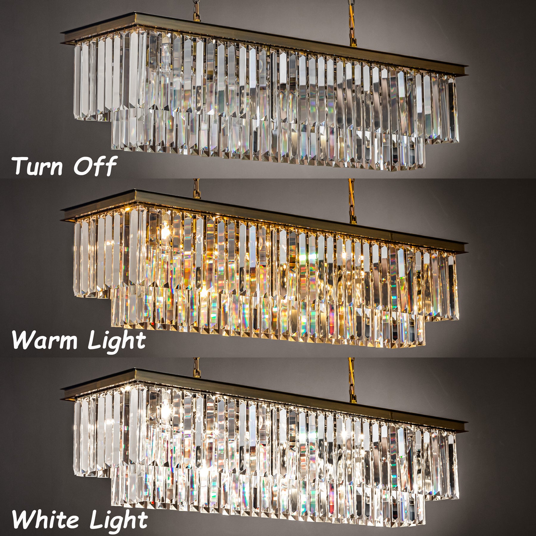 OPEN BOX-Contemporary Crystal Chandelier for Dining Room