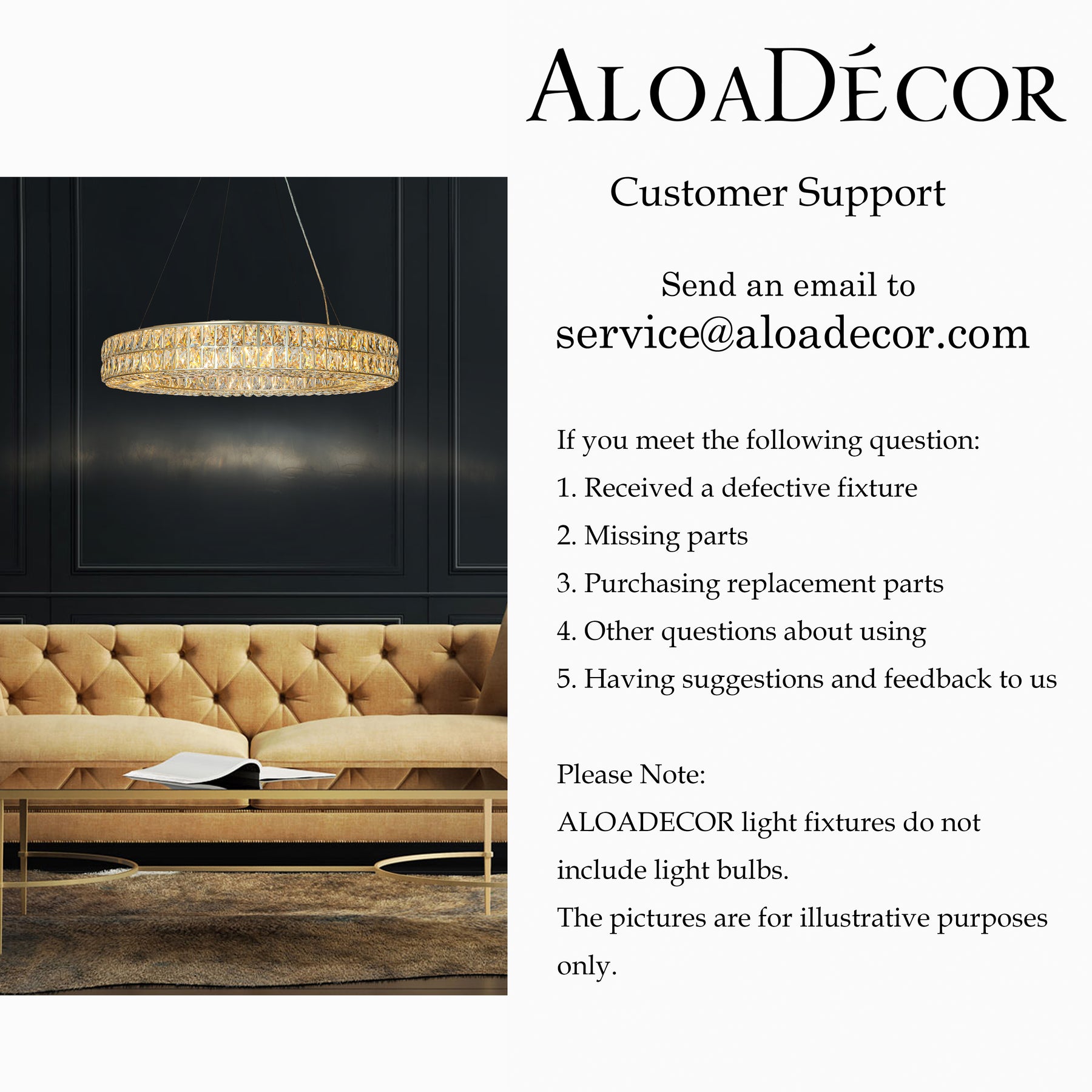 Modern and Contemporary Crystal Ring Chandelier