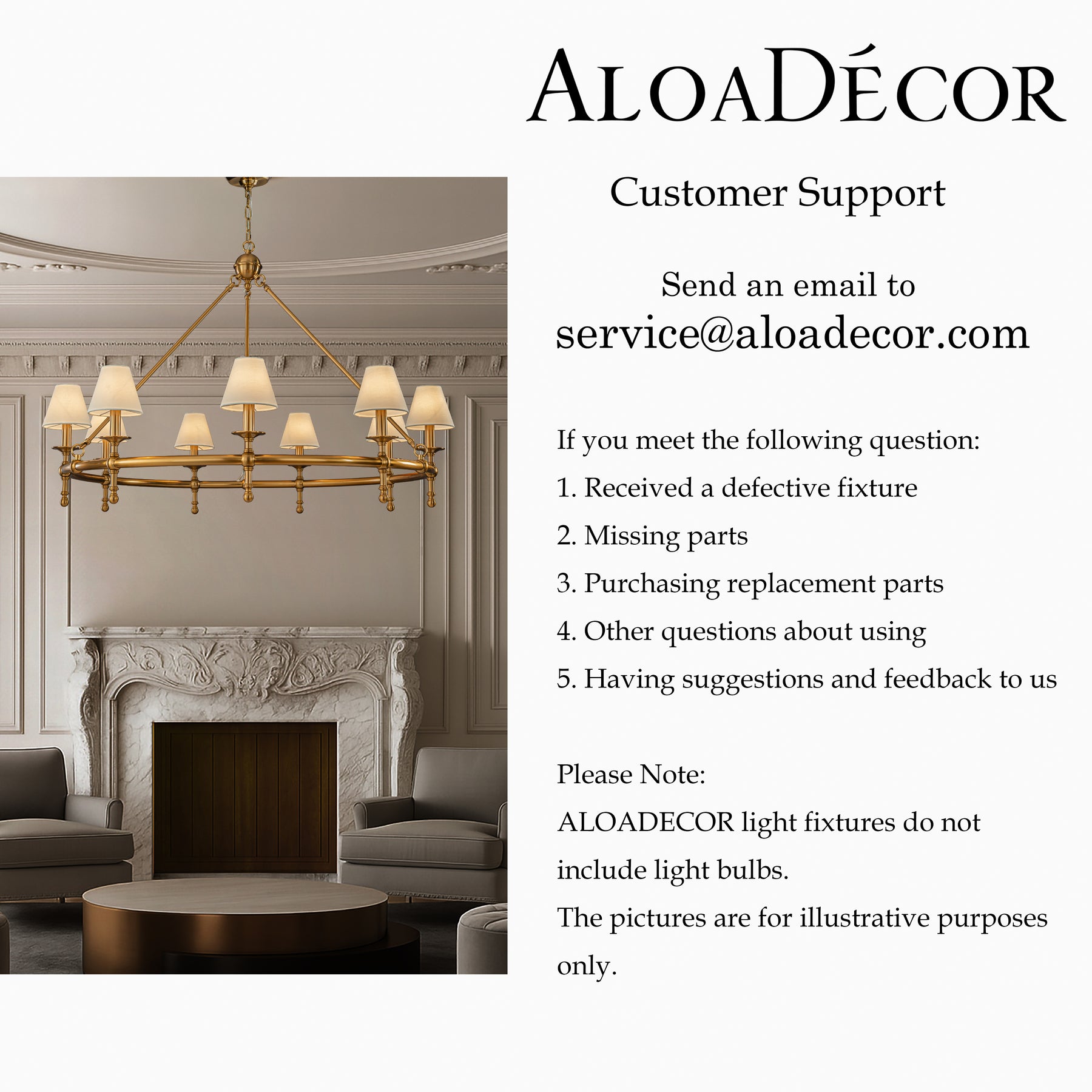 Antique Brass Classic Ring 47'' Chandelier 9-Light Large Pendant Fixture with White Shades for Elegant Interior Lighting