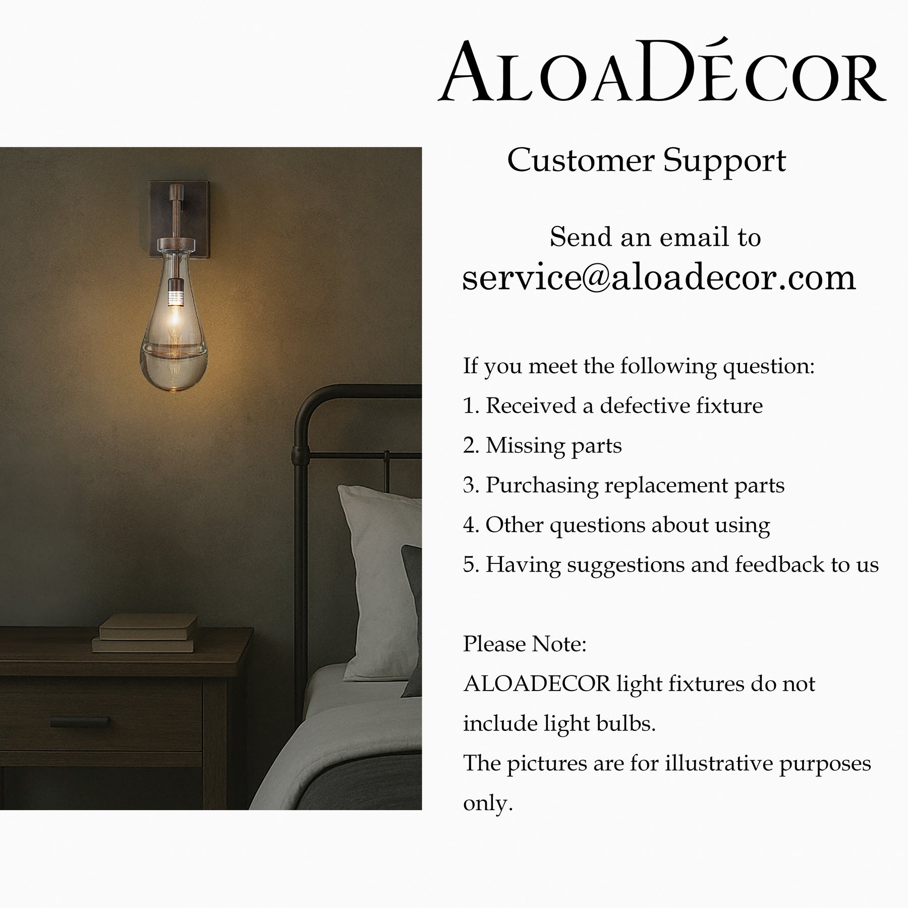 1-Light W5" Farmhouse Raindrop Glass Bronze Wall Light Rustic Industrial Teardrop Bathrooom Vanity Light