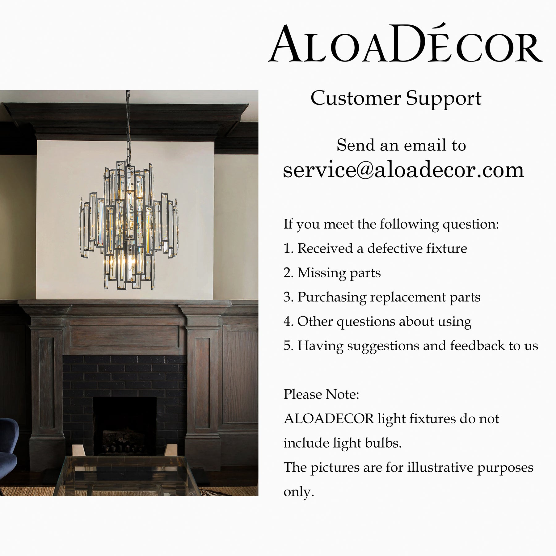 10-Light 18" Wide Modern and Contemporary Luxury Black Metal with Clear Crystal Chandelier for Dining Room, Living Room, Foyer, Entryway