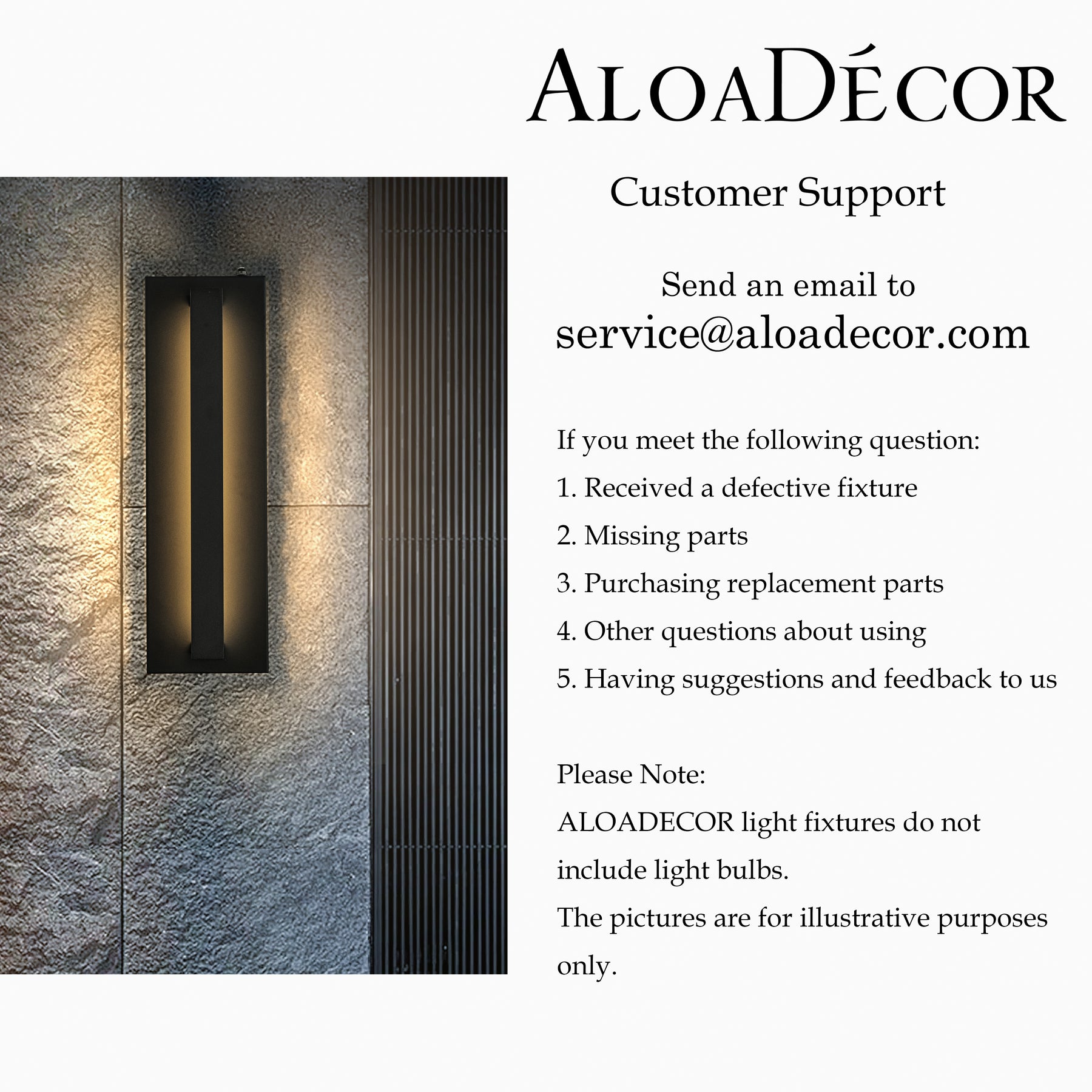 1-Light H20 in Minimalist Modern Linear 23W Integrated LED Outdoor Wall Sconce with Dusk to Dawn Sensor in Matte Black for Porch Patio