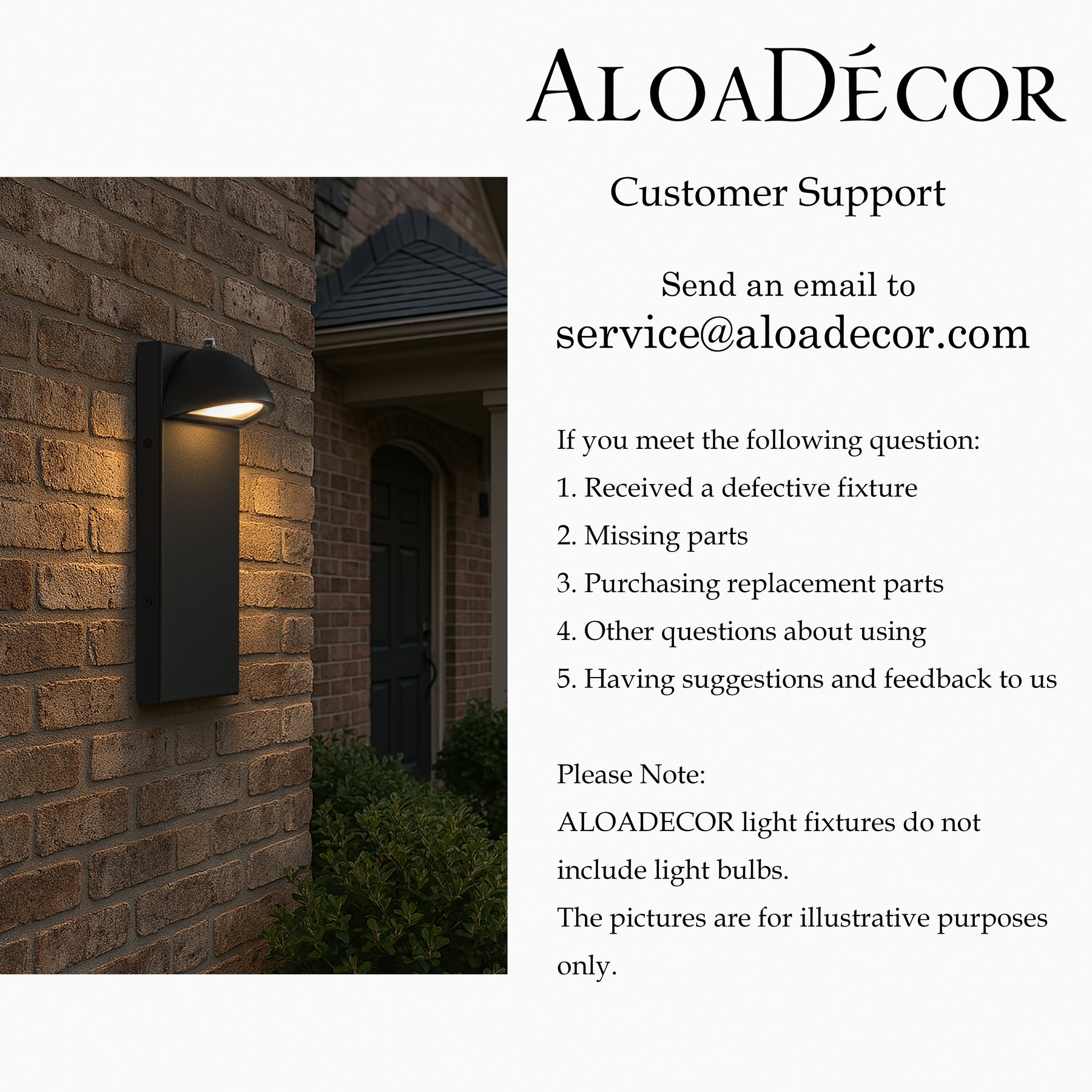 1 Light H11 in. Modern Outdoor Integrated LED Wall Light with Dusk-to-Dawn Sensor Minimalist Lines Black Exterior Sconce with Frosted Glass for Entryway Porch