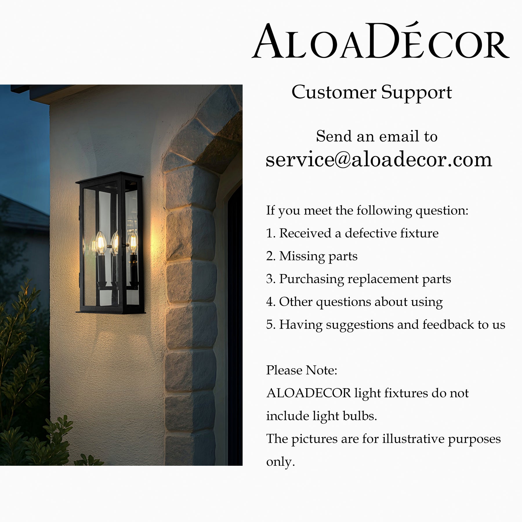 2-Light H16 in. Modern Rectangular Outdoor Wall Sconce with Dusk-to-Dawn Sensor in Matte Black Exterior Light Fixture with Clear Shade for Porch Entryway