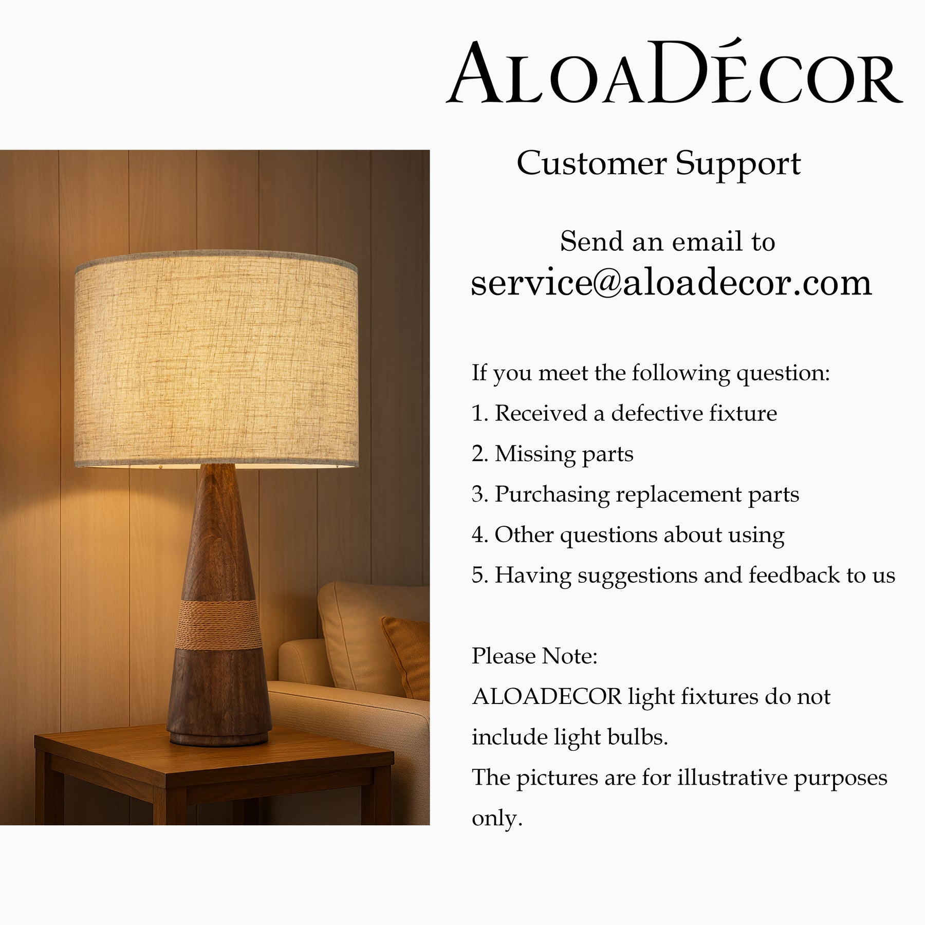 28'' Farmhouse Honey Brown Wood Bedside Table Lamp – Classic Drum Shape Nightstand Lamp with Beige Fabric Shade for Bedroom, Living Room