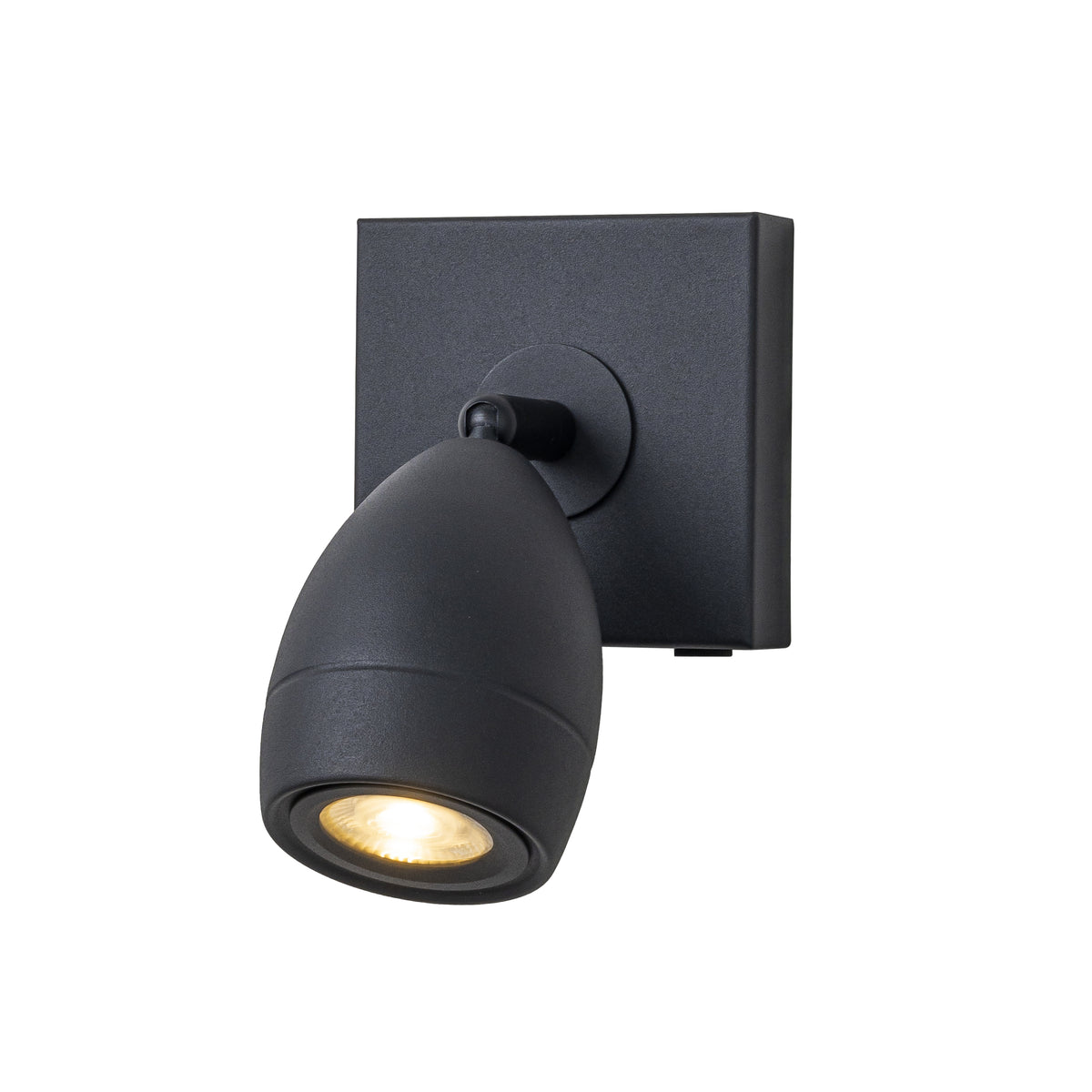 Modern Black Cordless Wall Sconce USB-C Rechargeable LED Spotlight with Touch & Remote Control, Adjustable and Stepless Dimmable Accent Light