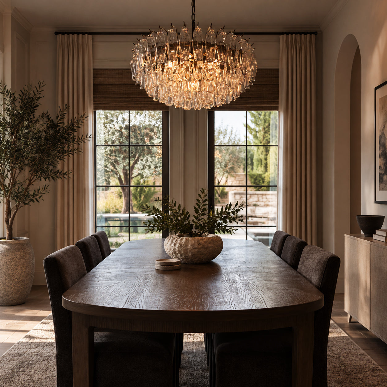 The Beauty of Bell-Shaped Glass | A Sculptural Chandelier for Modern Interiors