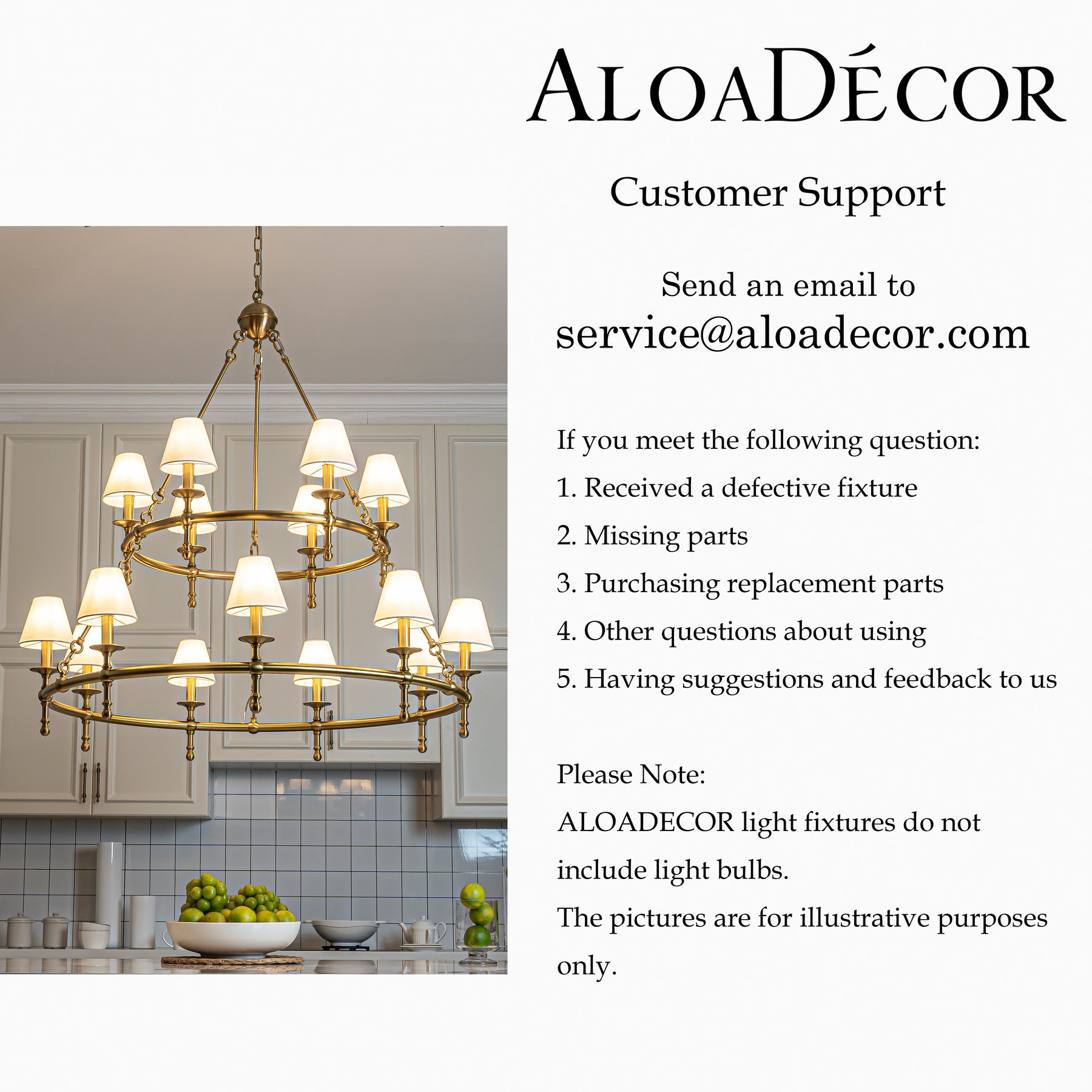 47'' 15-Light Two-Tier Vintage Brass Chandelier with White Fabric Shades for High Ceilings and Large Rooms