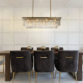 OPEN BOX-Contemporary Crystal Chandelier for Dining Room