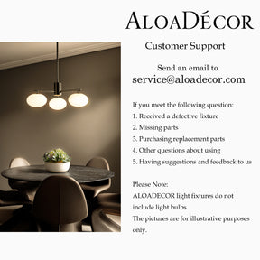 3-Light 20'' Matte Black Century Modern Opal Glass Chandelier Classic Globe Pendant Light For Dining Room