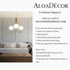 3-Light 25'' Wide Mid-Century Modern Glass Globe Bubble Chandelier Vintage Sputnik Aged Brass Opal Glass Pendant Light For Living Room Dining Room