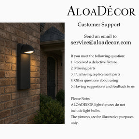 1 Light H11 in. Modern Outdoor Integrated LED Wall Light with Dusk-to-Dawn Sensor Minimalist Lines Black Exterior Sconce with Frosted Glass for Entryway Porch