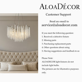 25" Modern Glam Crystal Chandelier Polished Nickel Branch Style 6-Light Pendant Ceiling Light for Dining Room Bedroom Living Room Entryway