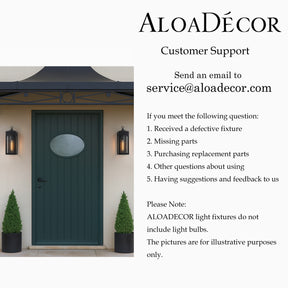 H16" 1-Light Unique/Statement Dusk to Dawn Outdoor Wall Light with Clear Glass Farmhouse Black Exterior Wall Sconce with Open Bottom Waterproof Porch Light Fixture for Garage