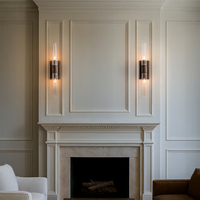 OpenBox 23" Tall Antique Bronze 2-Light Modern Vanity Light Over Mirror Unique/Statement Double Wall Sconce for Bathroom Living Room Bedroom