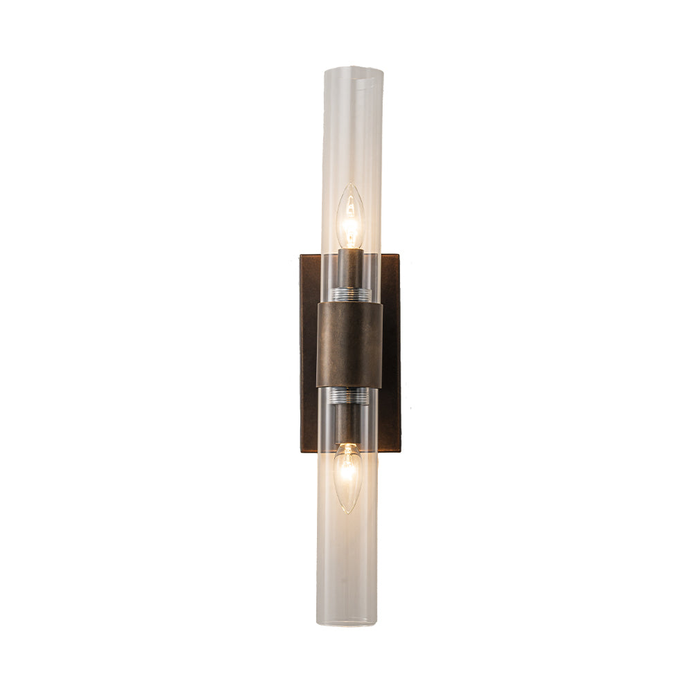 OpenBox 23" Tall Antique Bronze 2-Light Modern Vanity Light Over Mirror Unique/Statement Double Wall Sconce for Bathroom Living Room Bedroom