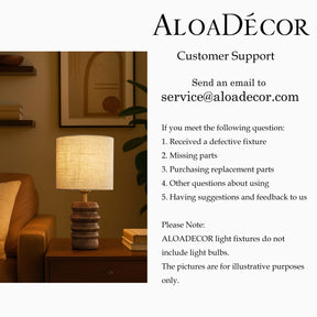 15'' Japandi Solid Wood Base Table Lamp Modern Classic Nightstand Lamp with Beige Fabric Shade for Bedside Foyer Dining Room