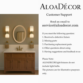 Vintage Brass 2-Light Wall Sconce with Milky Glass Shades Dimmable Vanity For Bathroom Or Hallway