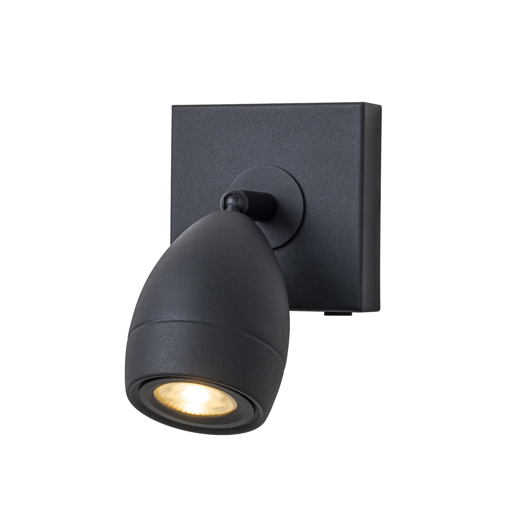 Modern Black Cordless Wall Sconce USB-C Rechargeable LED Spotlight with Touch & Remote Control, Adjustable and Stepless Dimmable Accent Light