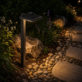 6 pack LED Low Voltage Landscape Path Light 12V, Bright Waterproof Outdoor Pathway Light for Walkway, Garden, Yard & Driveway, Metal Construction with Integrated LED 4.5W