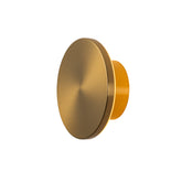 6.7 in. Rechargeable Integrated LED Wall Sconce in Brushed Brass, Cordless Indoor Wall Light