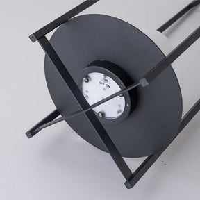 H24" Solar-Powered Outdoor Lantern with Flickering LED Candle Automatic Dusk-to-Dawn Light Weather-Resistant Black Metal Frame