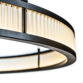 Contemporary 32'' LED Ring Chandelier in Matte