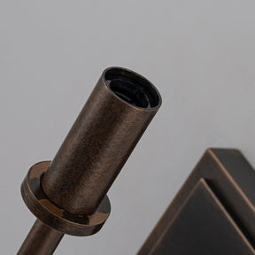 Modern Bronze 12'' Tall 1-Light Fabric Shade Wall Sconces Farmhouse White Linen Tapered Shade Sconce For Bathroom Mirror Hallway