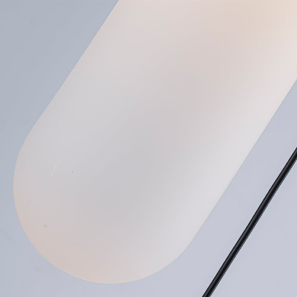 9'' Modern 3-Light Seeded Glass Cluster Integrated LED Pendant In Antique Gold Round Ceiling Lamp