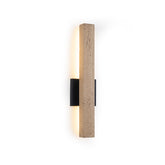 22" Elongated Travertine Architectural 3000K LED Wall Sconce