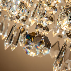 Modern Gold And Oval Led Linear Crystal Raindrop Chandelier For Kitchen Island And Dining Room